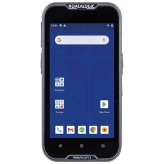 Datalogic Memor 11, Green Spot, 2D, 12,7cm (5), GPS, Gun, USB-C, BT, WLAN, NFC, Android, Kit (USB), GMS, schwarz