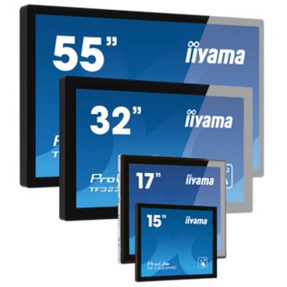 iiyama TF3215MC-B2, 24/7, 80cm (31,5), Projected Capacitive, Full HD, Kit (USB), schwarz